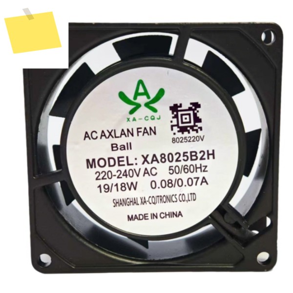 XA8025B2H AC 200-240V 0.08A 80x80x25mm 서버 냉각 팬 제품 이미지