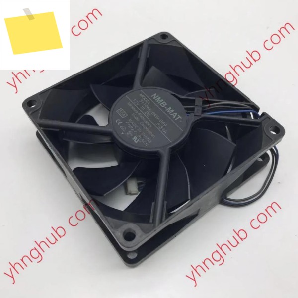 NMB-MAT 3 선 서버 냉각 선풍기, 3110KL-04W-B69 F5A, DC 12V, 0.34A, 80x80x25mm 제품 이미지