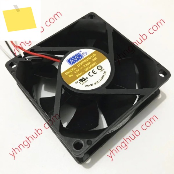 AVC 서버 냉각 선풍기, 3 DS07025B12S 006, DC 12V, 70x70x25mm 제품 이미지