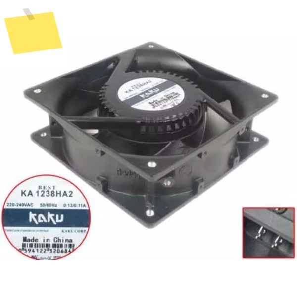 Kaku KA1238HA2 서버 냉각 선풍기, AC 240V, 60Hz, 120x120x38mm 제품 이미지