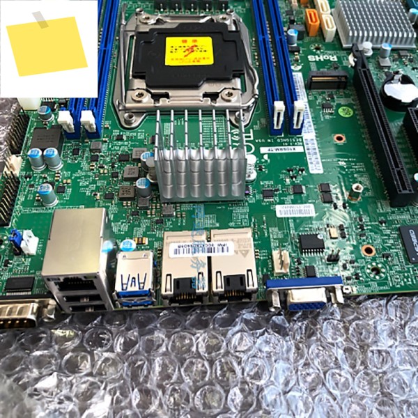 슈퍼마이크로 LGA2011 서버 마더보드 C612 듀얼 기가비트 지원 E5-26001600 v4 v3 10GBase-T LAN 포트 X10SRM-TF 제품 이미지