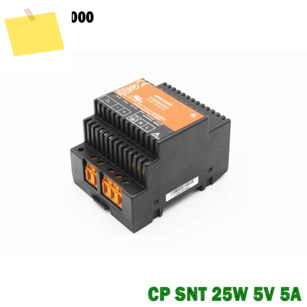 Weidmuller 레일 스위칭 전원 공급 장치, 단상, 100% 테스트 완료, 8754960000 CP SNT 25W 5V 5A 제품 이미지