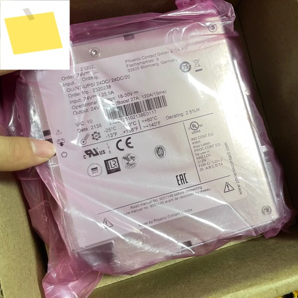 2320238 Phoenix UPS 24VDC20A 무정전 전원 공급 장치용 QUINT-UPS24DC24DC20 QUINT 제품 이미지