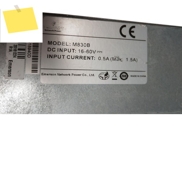 For Emerson M830B Communication Power Monitoring Module, Perfect Test Before Delivery 제품 이미지
