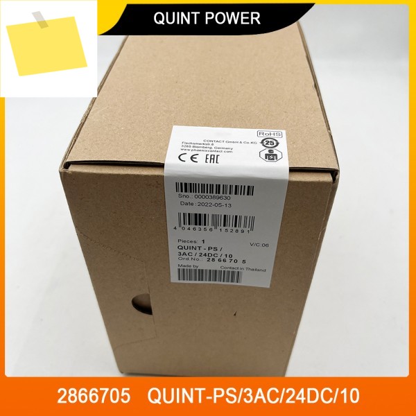 신품 2866705 QUINT-PS3AC24DC10 QUINT POWER 24VDC10A 스위칭 전원 공급 장치 제품 이미지