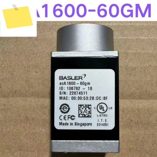 중고 테스트 OK 산업용 카메라 acA1600-60gm 제품 이미지
