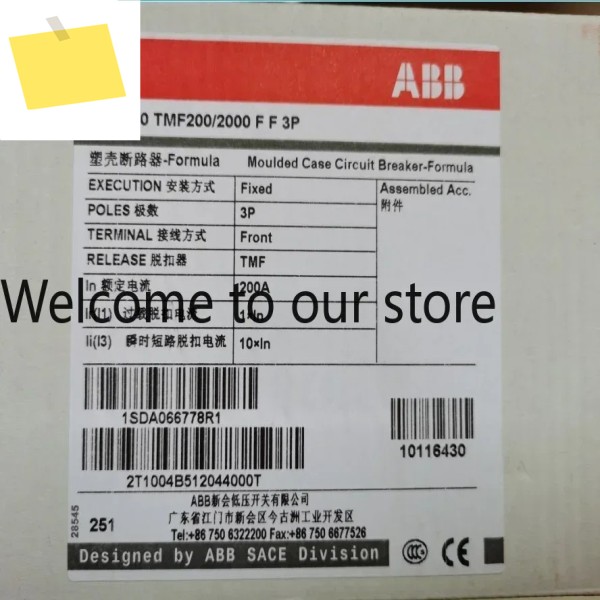 2025.4ABB 몰드형 케이스 회로 차단기 A2C250 TMF2002000 FF 3P 제품 이미지