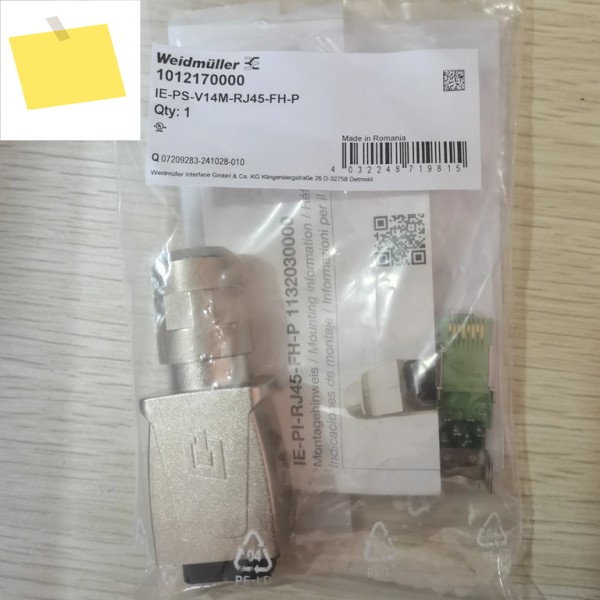 신품 Weidmüller RJ45 푸시-풀 V14 플러그 IE-PS-V14M-RJ45-FH 1012170000 제품 이미지
