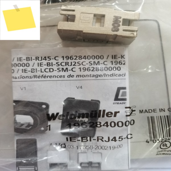 신품 Weidmüller IE-BI-RJ45-C 품목 번호 1962840000 제품 이미지