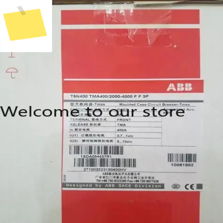 2025.4ABB 몰드형 케이스 회로 차단기 T5N400 TMA4002000-4000 FF 3P 제품 이미지
