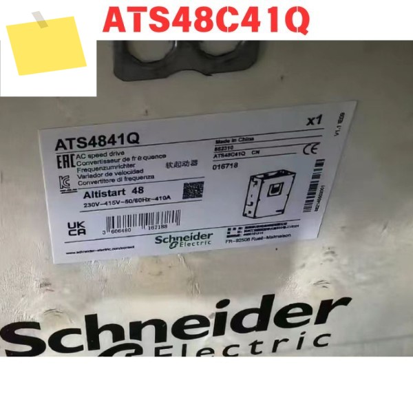 새제품 원본 사용된 ATS48C41Q 소프트 스타트 제품 이미지