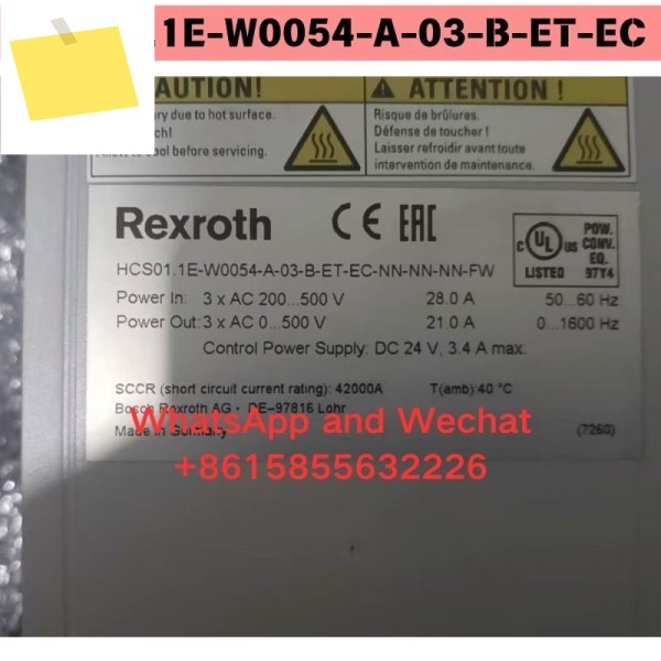 중고 드라이버 HCS01.1E-W0054-A-03-B-ET-EC 기능 테스트 완료 제품 이미지