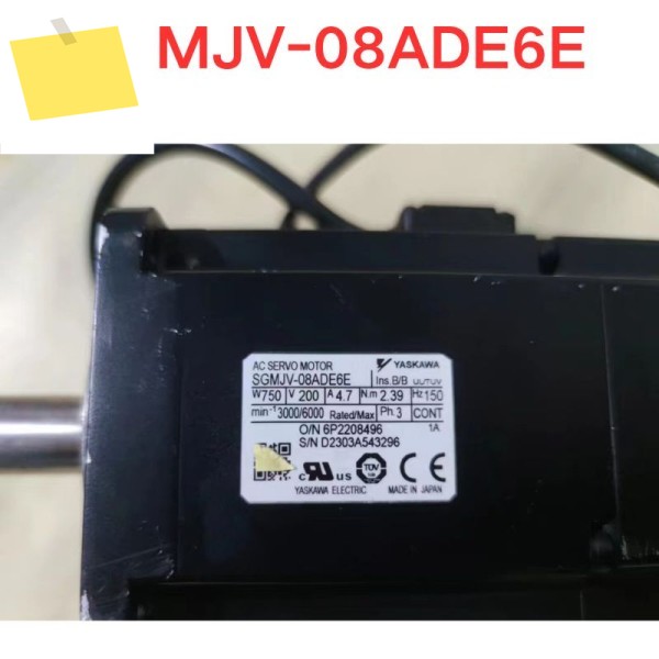 중고 SGMJV-08ADE6E 전기기계 기능시험 OK 제품 이미지