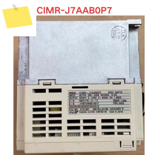중고 CIMR-J7AAB0P7 인버터 기능 테스트 OK 제품 이미지
