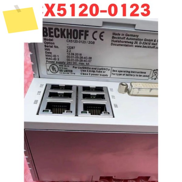중고 CX5120-0123 PLC 컨트롤러 기능 테스트 OK 제품 이미지