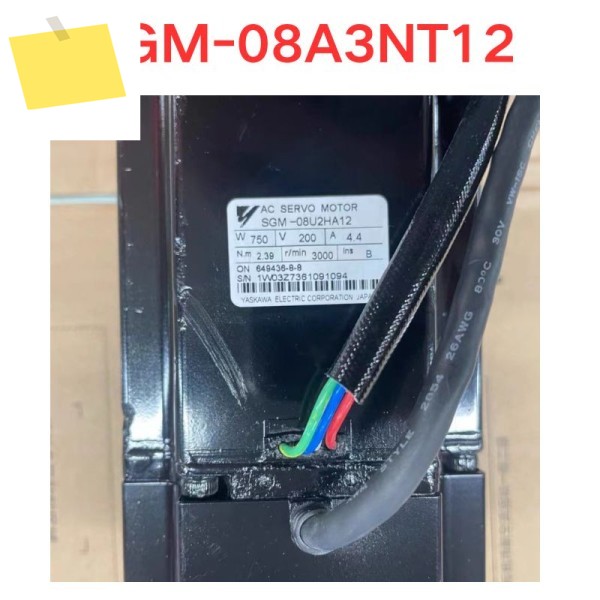 중고 SGM-08A3NT12 서보 모터 기능 테스트 OK 제품 이미지