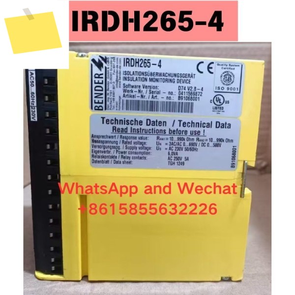 중고 IRDH265-4 벤델 절연 모니터링 장치 기능 테스트 완료 제품 이미지