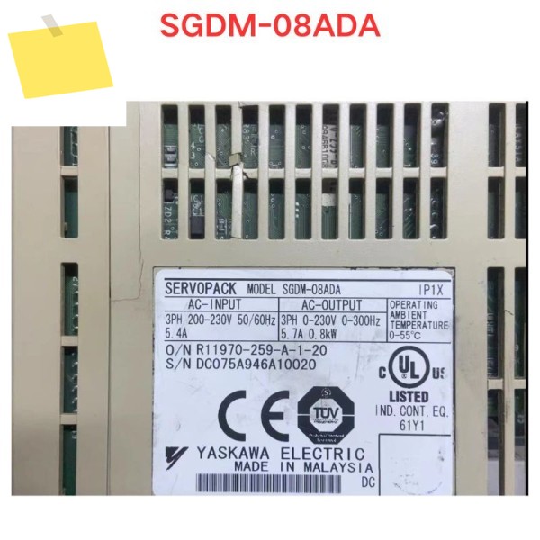 중고 SGDM-08ADA 서보 드라이버 기능 테스트 OK 제품 이미지
