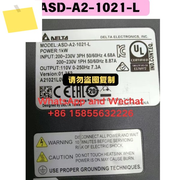 중고 ASD-A2-1021-L 서보 드라이버 기능 테스트 OK 제품 이미지