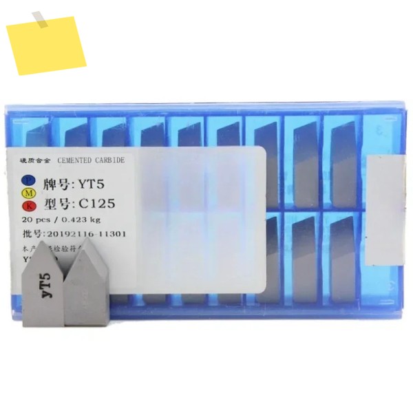 고정밀 20PCS CNC 카바이드 용접 블레이드 인서트 밀링 커터 캇타 카타 YT5 브레이징 세트 제품 이미지