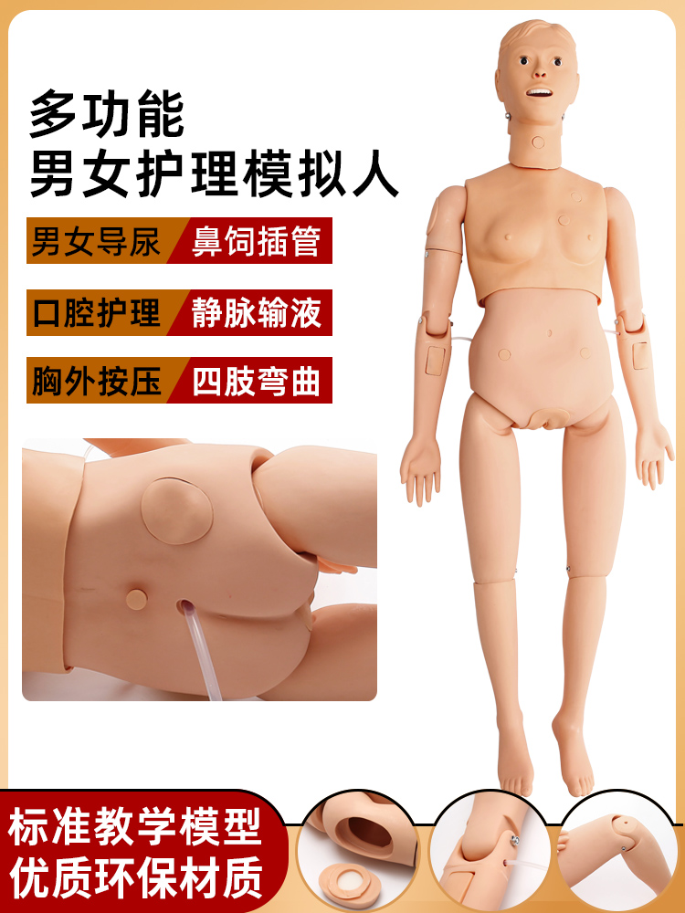 의료 주입 주사 카테터 삽입 심폐소생술을 가르치는 다기능 간호사 운영 훈련 모델 간호 마네킹 제품 이미지
