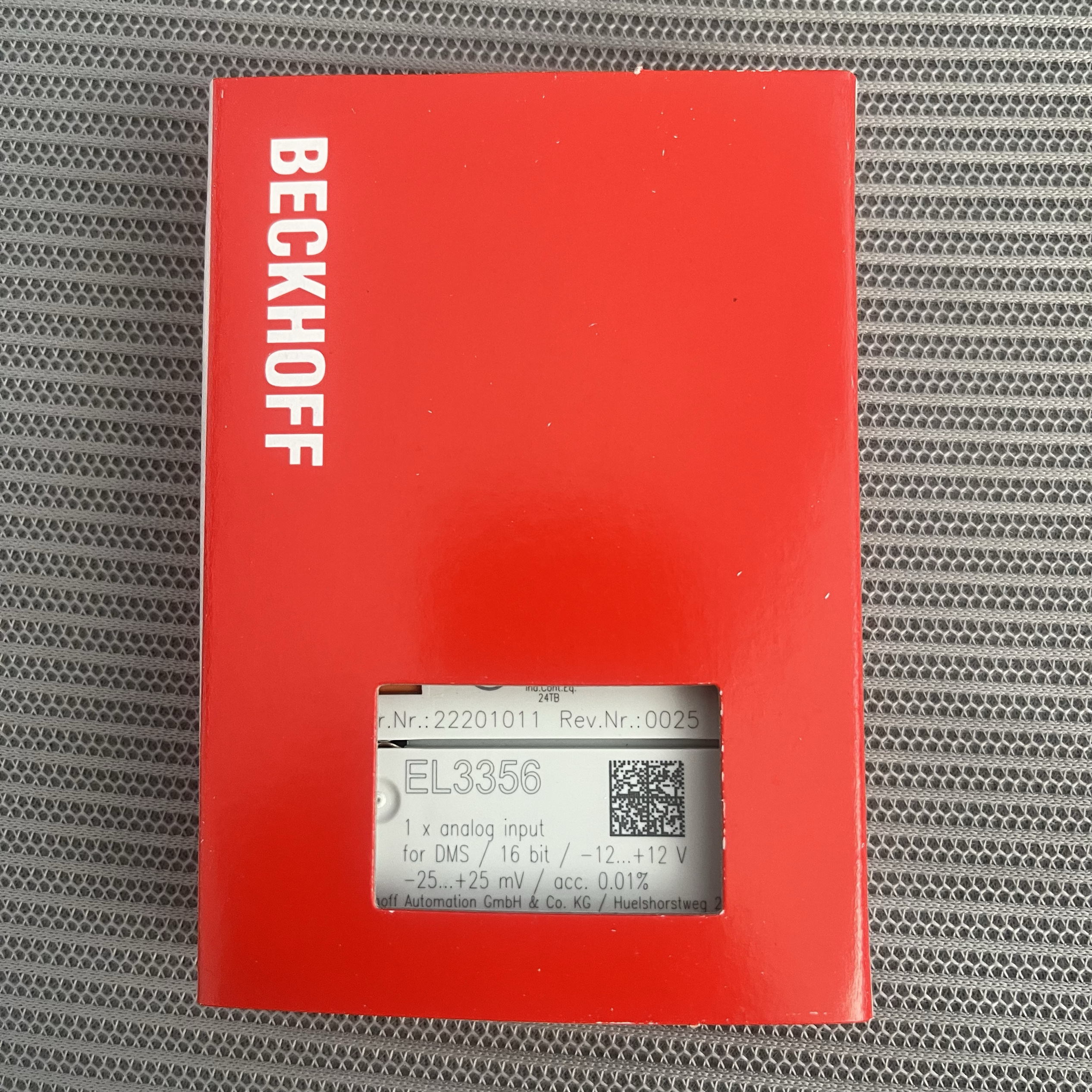 Beckhoff 독일산 EL3356 새 상품입니다. 재고가 있으며 즉시 판매 가능합니다. SF Express를 통해 무료 배송됩니다 제품 이미지