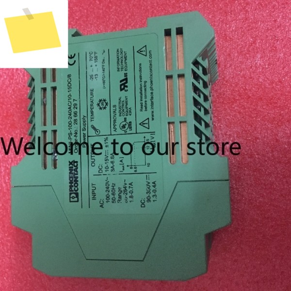 원래 수입된 전원 공급 장치 MINI-PS-100-240AC10-15DC8 주문 번호 2866297 제품 이미지