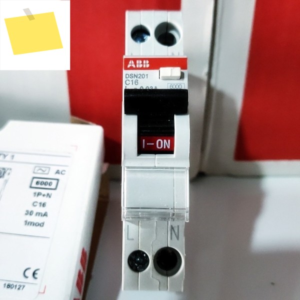 ABB DSN201 C16 AC30 RCBO 1P+N 제품 이미지