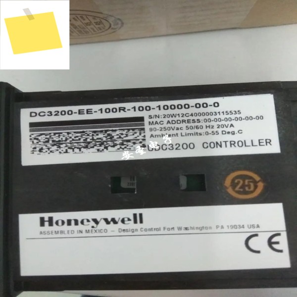 2025년 10월 하니웰 DC3200-EB-0A0R-160-00000-00-0 제품 이미지