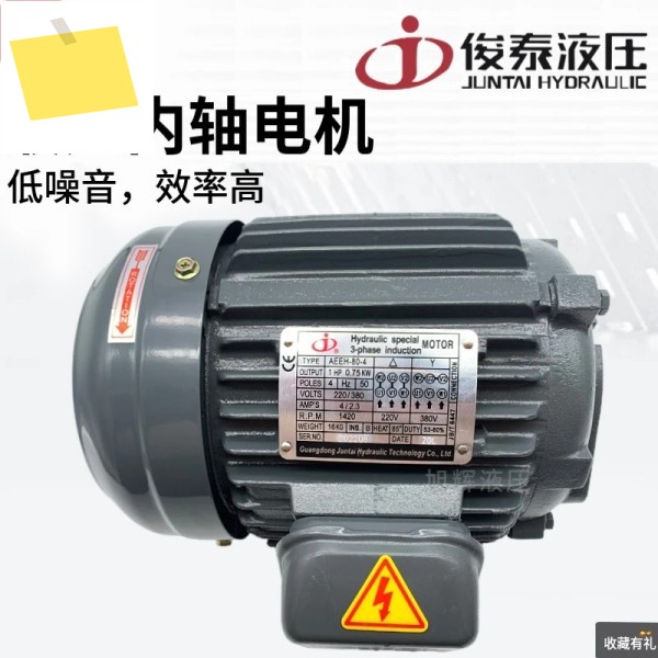 2025년형 준타이JUNTAI 유압 특수 모터 AEEH - 80-490 L100L112M132S-4 내부 샤프트 제품 이미지