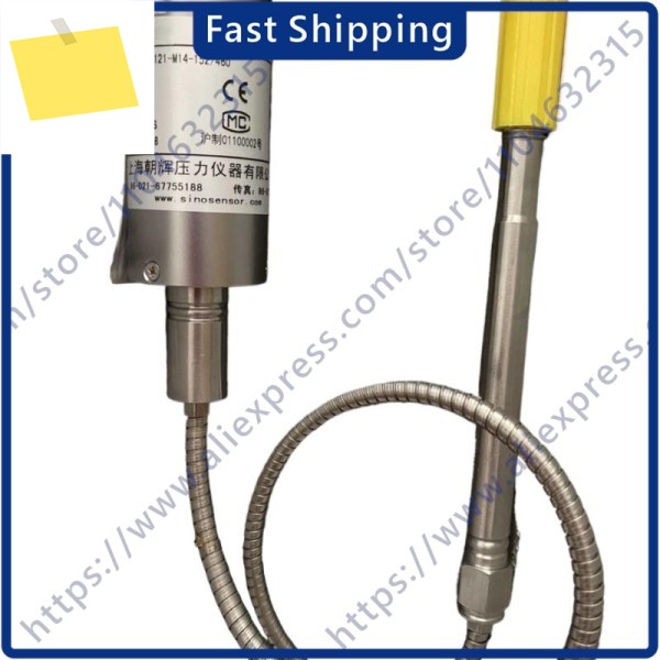 PT124B-121-30MPA-M14 유연한 스템 멜트 압력 트랜스미터 센서 출력 4-20mA 또는 0-10V 케이블 포함 제품 이미지