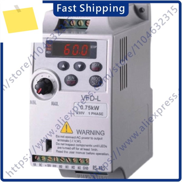 VFD-L 인버터 AC 모터 드라이브 VFD002L21A 제품 이미지