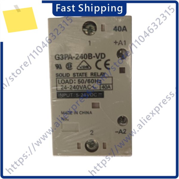 G3PA-240B-VD 기존 솔리드 스테이트 릴레이 40A DC5-24V 제품 이미지