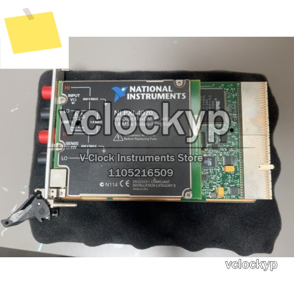 내셔널 인스트루먼트 NI PXI-4070 디지털 멀티미터 카드 6-12 DMM 테스트 완료 제품 이미지