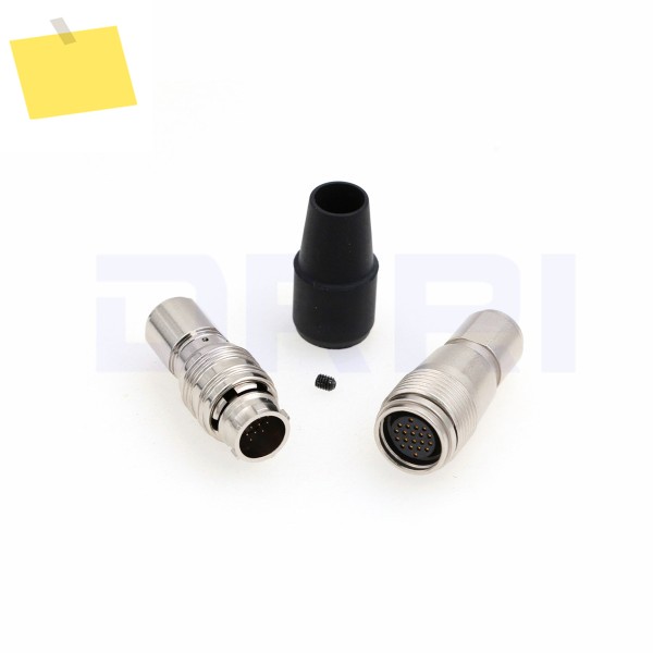 Hirose HR25A-9P-20P 남성과 20Pin 여성 푸시 풀 커넥터 캐논 Lense 들어 제품 이미지