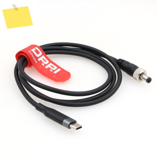 Atomos Ninja V 모니터 및 Zwo ASI 냉각 카메라용 잠금 전원 케이블, 5.5 X2.1mm DC-USB-C PD 12V 제품 이미지