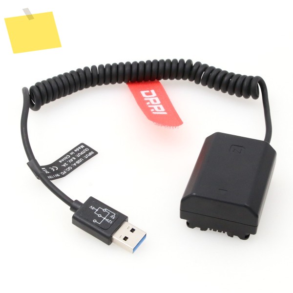 USB NP-FZ100 더미 배터리 전원 케이블 소니 A9 A7R3 A7III 제품 이미지
