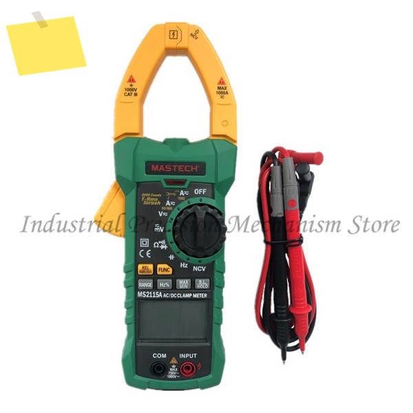 MASTECH MS2115A 디지털 DC AC 클램프 미터 True RMS 전압 전류 저항 커패시턴스 1000A 테스터 제품 이미지