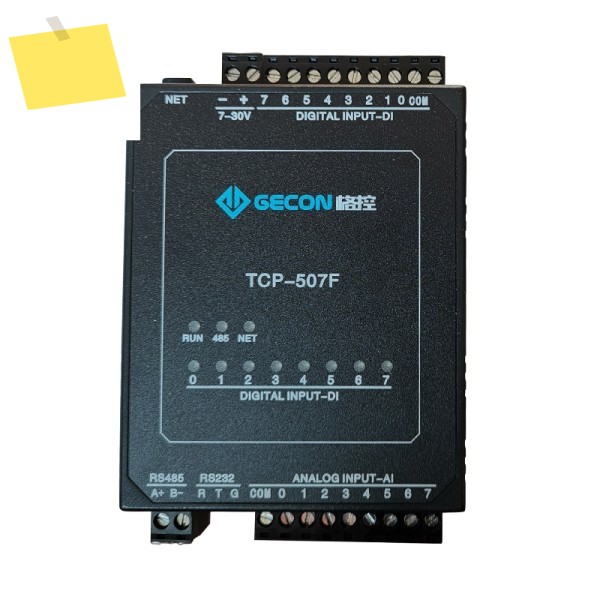 이더넷 모듈 산업용 획득 제어 ModbusRTU TCP UDP 프로토콜 IO 유닛, RS485 232 호환, 8AI8DI 제품 이미지