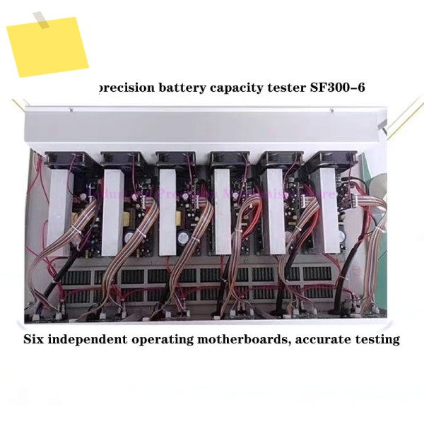 SF300-6 7V-23V 0.5A-20A 배터리 용량 테스터, 6개의 독립적인 작동 마더보드, 정확한 제품 이미지