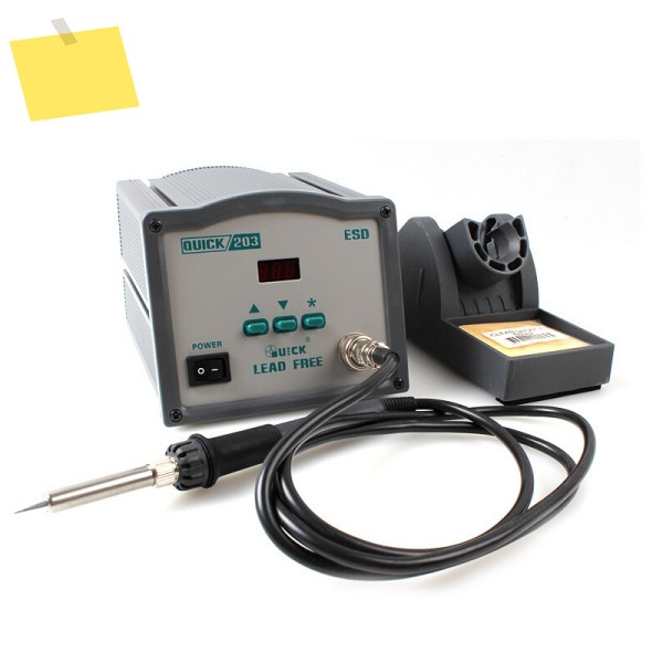 QUICK 203 60W 고주파 디지털 SMD 납땜 스테이션 철 무연 용접 50 ℃ 제품 이미지