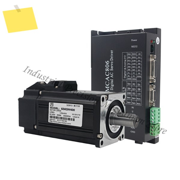 JMC 저전압 AC 서보 모터 드라이버 세트, 산업용 로봇, AGV 자동차 등에 적합, 60ASM400 + MCAC706, 400W 제품 이미지