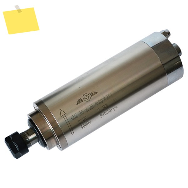 2.2kw 24000rpm ER20 수냉식 조각 전기 기계 스핀들, 베어링 4개, 전류: 8.5A 제품 이미지
