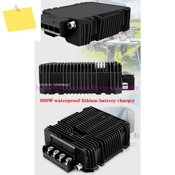800W 방수 리튬 배터리 충전기, DC 10V-44V를 사용하여 DC14.6V 출력 전류는 55A입니다. 제품 이미지