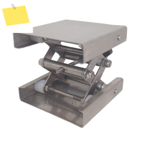 PT-YS01 스테인레스 스틸 리프팅 플랫폼, 높이 조절 테이블, 크기 100x100mm, 하중 용량 10kg 제품 이미지