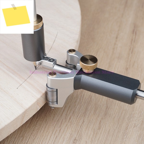 Aluminum Alloy Woodworking Tools Line Marker, Straight and Arc Dual-purpose Router, Range: 0-120mm 제품 이미지