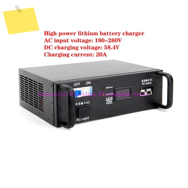 고출력 리튬 다리미 인산염 충전기, PWM 3 단계 58.4V 20A, 14.6V 29.2V 제품 이미지