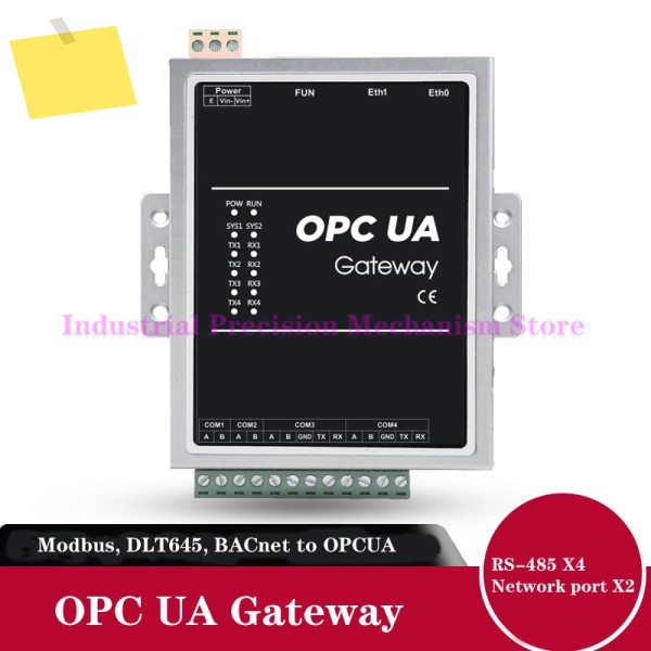 OPC UA 게이트웨이 Modbus, BACnet IP, MSTP, DLT645 - RS-485 직렬 포트 4개, 10100Mbps 이더넷 2개 제공 제품 이미지