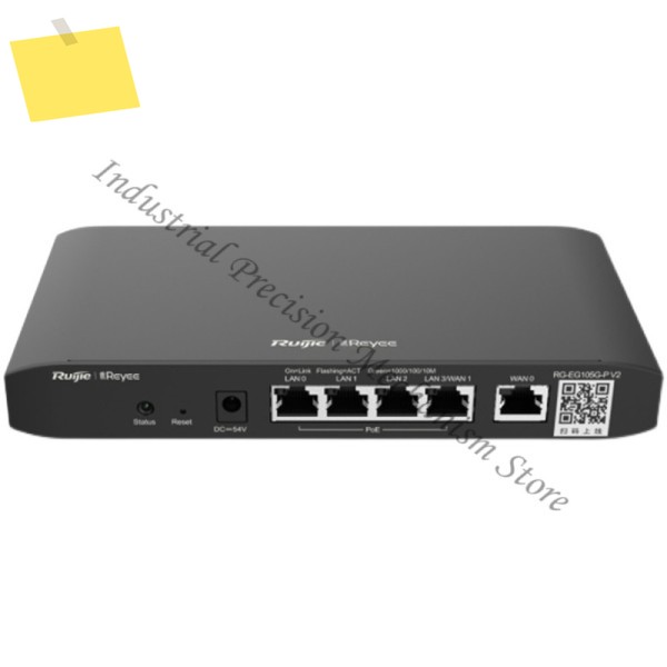 RG-EG105G-P V2 5 포트 기가비트 POE 올인원 라우터, 메탈 쉘, AC 기능 내장, 유선 속도: 1000Mbps 제품 이미지