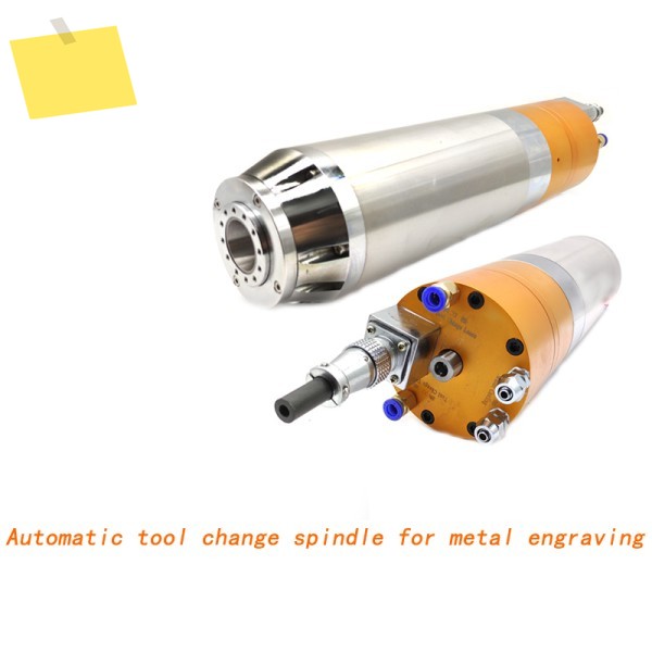 조각 기계 3KW 자동 공구 교환 스핀들, BT30 금속 및 밀링, 속도: 3000 24000rpm, 세라믹 베어링 제품 이미지